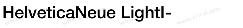 HelveticaNeue LightI字体转换